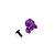HSP Purple Aluminium Front Body Mount w/ Screw 106070A
