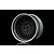MST 1.9" 501 Off-Set Changeable Flat Silver/Flat Black Rims 4pcs  832104FBK