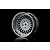 MST 1.9" 501 Off-Set Changeable Silver/Flat Silver Rims 4pcs 832103FS