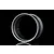 MST 1.9" 501 Off-Set Changeable Flat Silver Inner Rims 2pcs 832100FS