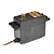 A black Savox SC-0253MG digital servo with a gold-coloured output shaft against a white background.
