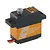 Savox SH-0263MG Plus digital micro servo with an orange aluminium center case and black plastic top and bottom sections.