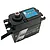 Savox SW-1211SG Plus black edition waterproof digital servo with metal gears and black casing.