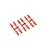 Kyosho Red 5.8mm Rod Ends 12Pcs LA43RB