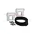 GPM Silver Aluminium Battery Hold Down Retainer Set TS0126-S