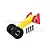 GPM 1/10 Red Aluminium Adjustable Wheelie Bar MGO040R-R