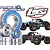 Plaig RC bearing kit for Losi Lasernut Ultra 4, featuring metal ball bearings with blue seals and images of the Losi Lasernut RC vehicle.