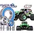 A promotional image for Plaig RC bearing kits for the Losi LMT Grave Digger RC monster truck, featuring various metal bearings and the truck model.