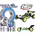 A promotional image for Plaig RC bearing kits featuring various metal ball bearings with blue seals alongside images of a Losi 1/10 scale RC buggy.
