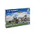 Italeri 1/48 scale F-4E Phantom II plastic model kit box featuring artwork of a camouflage fighter jet on a runway.