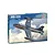 Italeri 1/48 scale Aermacchi MB-326 plastic model kit box featuring an illustration of a grey jet aircraft in flight against a cloudy sky.