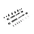 FMS CVD Driveshaft Set - Black C2058