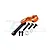 GPM Aluminium 25T Servo Horn w/ Tie Rod - Orange SLE16025TN-OR