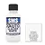 A 30ml bottle of SMS Auto Glacier White acrylic lacquer paint with a black cap, standing next to a white square swatch labeled PA04 Glacier White.