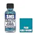 A 30ml bottle of SMS Auto Aqua Marine metallic hobby paint with a black cap, next to a color swatch labeled PA09 Aqua Marine.