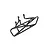 Rovan Steel Rear Bumper - Black 87087