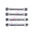GPM Aluminium Rear Swing Arm Linkages 4Pcs - Silver BBX05657-S