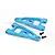 GPM Aluminium Front Lower Suspension Arms 2Pcs - Sky Blue BBX055-SB