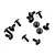 HSP 3x6mm Coarse Thread Button Head Screws 10Pcs 60077