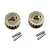 Yeah Racing Aluminium Pulley 2Pcs - Titanium Gold YKDF-004GM