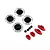 Yeah Racing Aluminium Disc Brake 12mm Wheel Hex XPTS-008RD