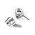 HSP Gunmetal Aluminium Steering Hubs 2Pcs 760010
