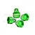 GPM Aluminium Shock Absorber Caps 4Pcs - Green TSDP/CAP-G