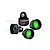 GPM Aluminium Shock Absorber Caps 4Pcs - Black TSDP/CAP-BK
