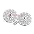 GPM Aluminium 12mm Disc Brake Wheel Hex w/ +2 Offset 2Pcs - Silver RUS4010DX+2-S