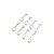 HSP 1mm Silver Body Pins 8Pcs 85734
