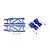 GPM Aluminium Rear Hubs & Lower Suspension Arms Kit - Blue MAK5622-B
