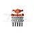 GPM Aluminium Rear Lower Suspension Arm Tie Bar Set - Orange TXMS009-OR