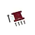 GPM Aluminium Spare Tyre Mount Set - Red LU4005-R
