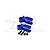 GPM Aluminium 25T Servo Horns 2Pcs - Blue ER024N-B