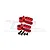 GPM Aluminium 25T Servo Horns 2Pcs - Red ER024N-R
