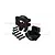 GPM Aluminium Rear Hub Carriers 2Pcs - Black UDR022N-BK