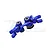 GPM Aluminium Steering Assembly Set w/ Bearings - Blue XO048N-B