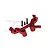 GPM Aluminium Steering Assembly - Red MAM4048-R