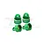 GPM Aluminium Shock Caps 4Pcs - Green SLEDP/CAPN-G