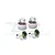GPM Aluminium Shock Caps 4Pcs - Silver SLEDP/CAPN-S