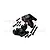 GPM Aluminium Front Spindle Set 2Pcs - Black LMT021N-BK
