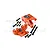 GPM Aluminium Front Spindle Set 2Pcs - Orange LMT021N-OR