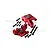GPM Aluminium Front Spindle Set 2Pcs - Red LMT021N-R