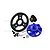 GPM Aluminium Spur Gear Adapter w/ 54T Spur & 14T Pinion Gear Set - Blue SLA5414TLGN-B