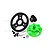 GPM Aluminium Spur Gear Adapter w/ 54T Spur & 14T Pinion Gear Set - Green SLA5414TLGN-G
