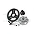GPM Aluminium Spur Gear Adapter w/ 54T Spur & 14T Pinion Gear Set - Grey Silver SLA5414TLGN-GS