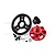 GPM Aluminium Spur Gear Adapter w/ 54T Spur & 14T Pinion Gear Set - Red SLA5414TLGN-R