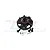 GPM Aluminium Spur Gear Adapter - Black SLA035LCGN-BK