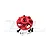 GPM Aluminium Spur Gear Adapter - Red SLA035LCGN-R