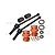 GPM 88mm Carbon Steel Front/Rear CVD Shafts w/ Aluminium Wheel Lock & Hex Claw Set - Orange TS088F/RS-OR